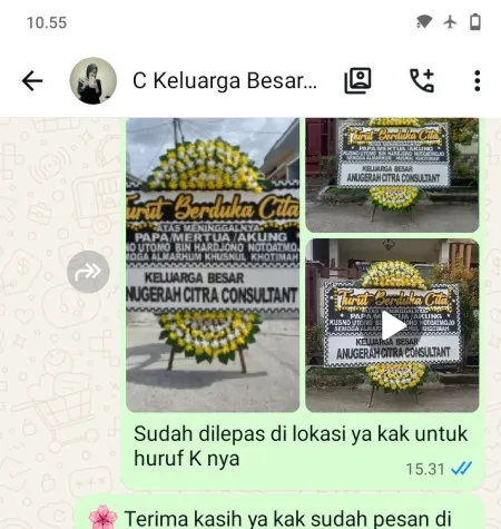Pengiriman Papan Bunga Duka Cempaka Bumijawa