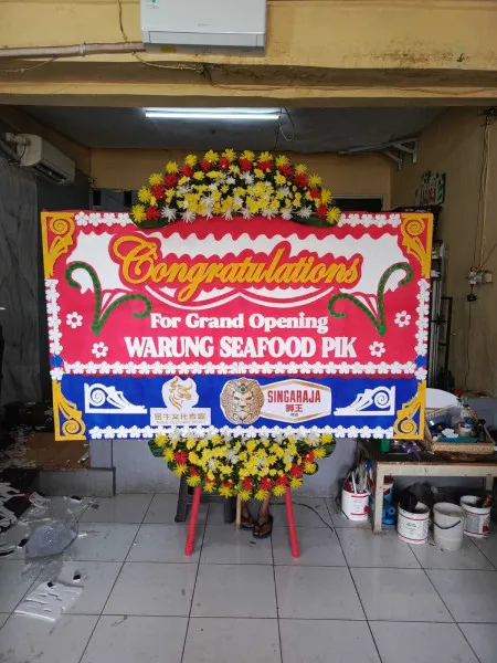 Papan Bunga Ucapan Selamat Cempaka Bumijawa